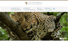 Tablet Screenshot of discoverafrica.com